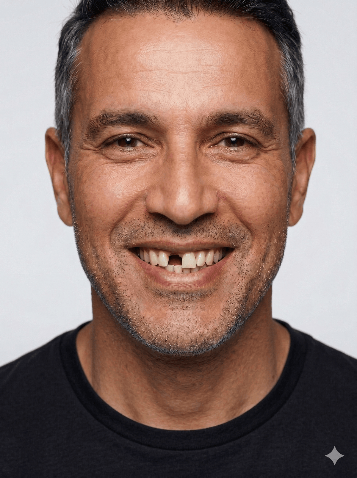 Dent manquante avant implant dentaire, Clinique LaBeldent Mohammedia